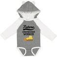 thumbnail image 3 of Inktastic Construction Worker Boys Future Boys Long Sleeve Baby Bodysuit, 3 of 5