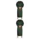 thumbnail image 2 of Bewildely Delantal para hornear en casa para hombres y mujeres, tela impermeable Unisex, bolsillos ajustables a prueba de aceite, babero de Verde 2piezas, 2 of 6