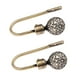 thumbnail image 3 of Gancho para sujetar cortinas con forma ahuecada de moda, color bronce hueco Estilo1 Bronce, 3 of 9