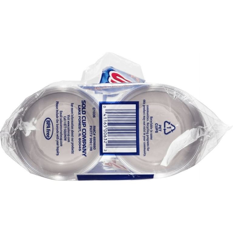 Solo Disposable Clear Plastic Drinking Cups, 10 Oz, 36 Ct - Walmart.com