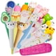 thumbnail image 2 of Bolígrafos de Gel blandos Kawaii, bolígrafos giratorios de espuma para aliviar el estrés y la presión, papelería divertida, material escolar y de oficina, 2 of 4