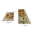 thumbnail image 3 of Pumpkin Eucalyptus Fall Kitchen Mats Set of 2, Home Decor Low-Profile Kitchen Rugs for Floor, 15.7 x 23.6 Inch and 15.7x47.2 Inch, 3 of 7