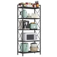 thumbnail image 1 of Estante de almacenamiento SONGMICS de metal de 5 niveles con malla densa de 32 x 60 x 145,5 cm, 1 of 9