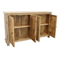 thumbnail image 6 of Bayside Jensen 4-Door Solid Wood Sideboard in Distressed Natural Finish, 6 of 8