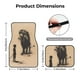 thumbnail image 5 of Fotbe Child And Lion Sketch Juego de 4 Tapetes para Auto con Estampado – Alfombrillas de Goma Reforzada, Diseño Antideslizante, Protección para Todo el Año – Vehículos, Autos, Camionetas y SUVs, 5 of 7