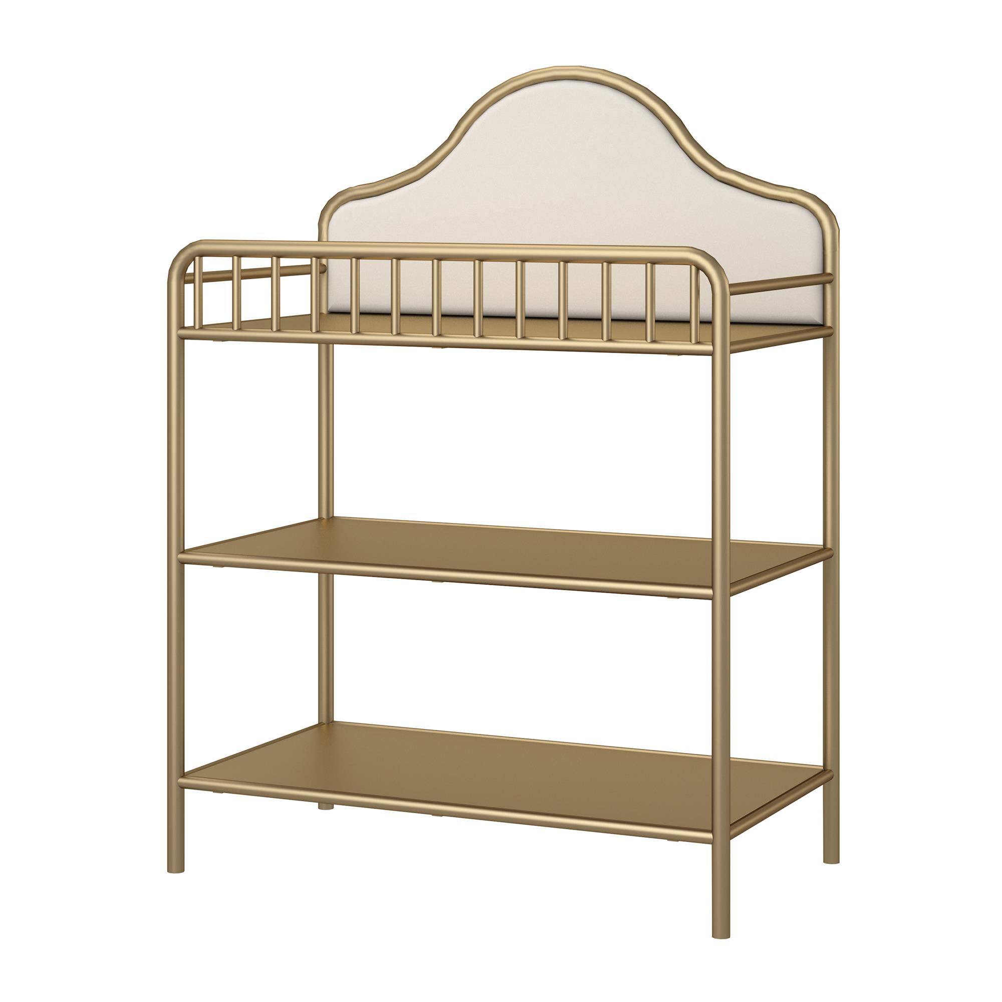 Gold top changing table