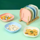 thumbnail image 1 of Platos cuadrados de paja de trigo hondos de 5.7 pulgadas, vajilla irrompible para fideos, arroz, frutas, cereales, postres y ensaladas. Apto para lavavajillas y microondas., 1 of 2