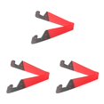 thumbnail image 4 of relayinert Support de Téléphone Mobile Réglable en Forme de V Accessoire Universel Rouge 3Set, 4 of 6
