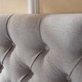 thumbnail image 3 of Jezebel Light Grey Fabric Queen/ Full Headboard, 3 of 4