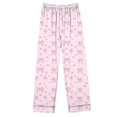 thumbnail image 5 of Guluxicc Two Piece Sets for Women Long Sleeve Button Down Graphic Tops and Wide Leg Pants Pullover Pajamas Loungewear Pjs Set Outfits, Multicolor, 3XL, 5 of 5