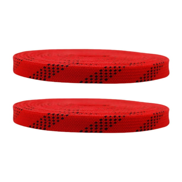 1 par de cordones para patines de hockey de 1 cm de ancho encerados para zapatos normales Roller Derby Roller 244 cm
