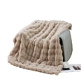 thumbnail image 1 of CNKOO Winter Thickened Bubble Velvet  -Like Plush Thickened  Office Sofa  - Pink, 1 of 5