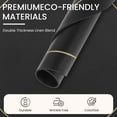 thumbnail image 4 of REGALWOVEN Placemats Set of 6 Faux Leather Placemats for Kitchen Dining Table Decor Washable Heat Resistant Table Placemats Wipeable Table Mat Black 15*15in, 4 of 7