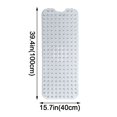 thumbnail image 1 of PYPESEEWY - Alfombra de baño de espuma viscoelástica, cómoda, suave, resistente al moho, antideslizante, con forma de guijarros, con ventosa, extra larga, 1 of 2