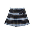 thumbnail image 5 of French Toast School Uniform Girls Regular & Plus Sizes Pleat Plaid Scooter Skirt, 35136 blue gold plaid / 18.5Plus, 5 of 7