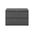 thumbnail image 2 of Alera Lateral File, 2 Legal/Letter-Size File Drawers, Charcoal, 42" x 18.63" x 28", 2 of 9