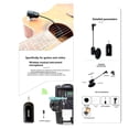 thumbnail image 2 of de Micrófono Inalámbrico 2.4G para Instrumentos Como Guitarra, Violín, Acordeón, Cítara y Violonchelo, para Presentaciones en Escenario y Espectáculos en ., 2 of 5