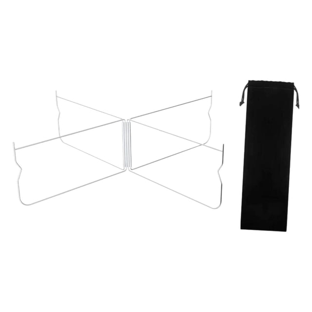 jinwen Support Pliable Compact en Métal pour Valise, pour la Pêche en Plein Air et les Voyages, Courbé