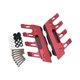 thumbnail image 5 of 2 Piezas Protector Guardabarros Delantero Cubierta de Protección Delantera Accesorios para Motocicleta Aluminio Resistente Instalación Fácil Adecuado Rojo, 5 of 9