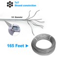 thumbnail image 4 of Sidasu 165 Feet 1/8" Stainless Steel Cable,7x7 Strands Wire Rope Construction,Cable Wire for Deck Railing Stair Handrail Balusters DIY,WR08, 4 of 4