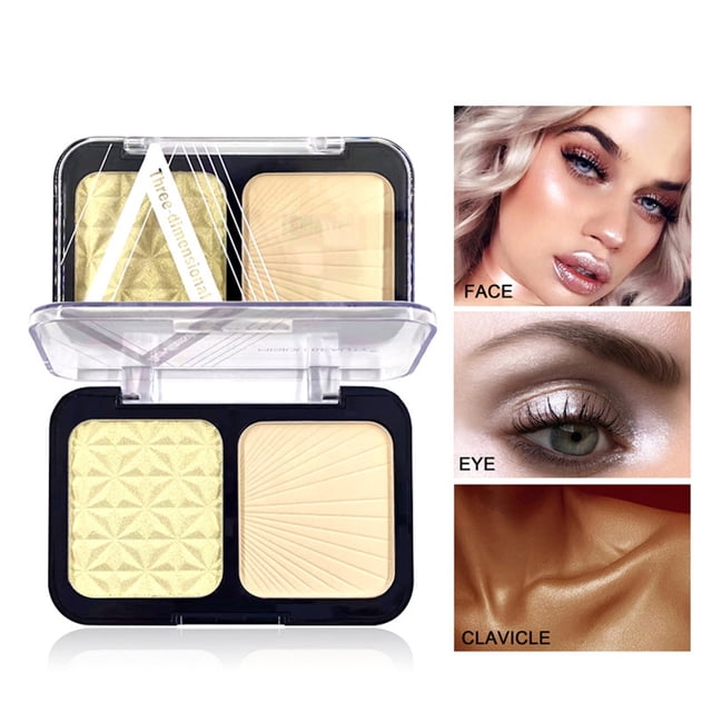 SIfdSeng Sweat Proof Powder with Moisturizing Formula Long Lasting Coverage Contouring Highlighting and Repairing Effects Brown Eyeshadow Stick