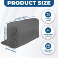 thumbnail image 2 of Jokapy Waterproof Armrest Cover with Side Pocket, Washable Sofa Couch Slipcover, 2 Pack, Gray, 2 of 10