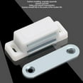 thumbnail image 6 of GustaveDesign 10 Pack Cabinet Cupboard Door Magnetic White Tone Latch Catch Magnetic Cabinet & Door Latch/Catch Closures, 6 of 8