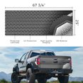 thumbnail image 5 of Truck Tailgate Wrap Hex Mono HD Decal Graphics MightySkins Professional Grade 3M Material Universal Fit for Full Size Trucks Weatherproof & Car Wash Safe, 5 of 6