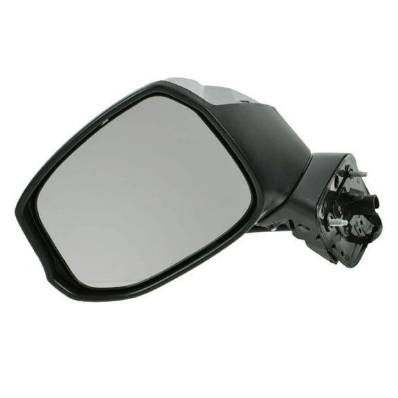 TRQ Mirror Power Heated Black Textured Driver Side Left LH for 12-13 Honda Civic MRA06122