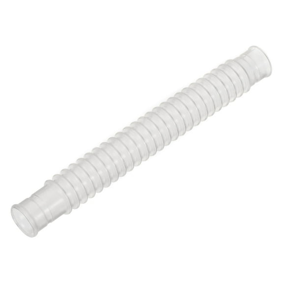 Uxcell Washing Machine Drain Hose 15mm Inner Dia 155mm Length Corrugated Pipe White