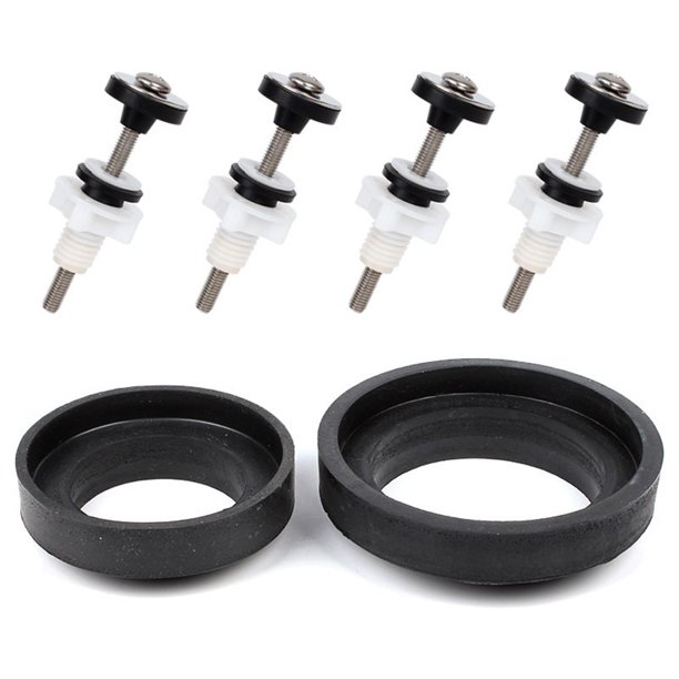 Toilet Hinge Close Coupling Bolts Nuts Kit Toilet Cistern Seal Pan Rubber Washer 2-inch 3-inch For Water Tank Bathroom Parts