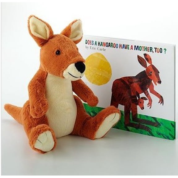 Pre-Owned Eric Carle Does a Kangaroo Have a Mother Too? Book & Plush Toy 11" (Bundle) (Kohl's Cares) Paperback
