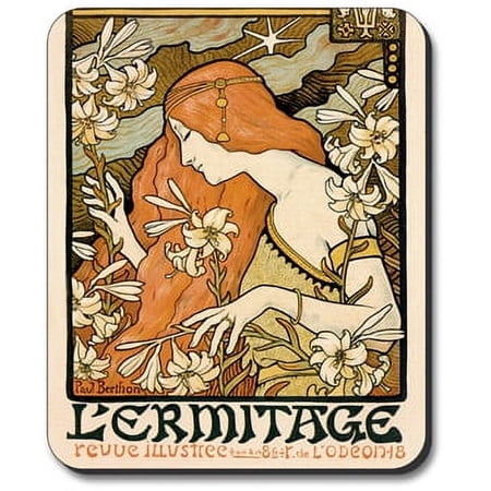 Art Plates brand Mouse Pad - Mucha - L Ermitage price history on PriceWatchPro
