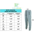thumbnail image 6 of PURE CHAMP 3Pk Boys Sweatpants Fleece Athletic Workout Kids Clothes Boys Joggers with Zipper Pocket and Drawstring Size 4-20, 6 of 6