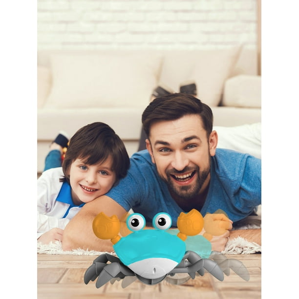 Cangrejo Musical Para Gatear – Juguete Con Sensor Infrarrojo, Luces Y Música, Para Bebés De 6 A 12 Meses