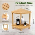 thumbnail image 3 of VONKY Siège de Douche Polyvalent Assurant Confort et Durabilité Tabouret de Douche Confortable, 3 of 6