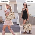 thumbnail image 6 of Large Capacity Tote Bag,Brown Mushroom Specimen Beige Pattern Handbag Fashion Luxury Tote Bag,15.7"x13"x 5.1" Inches,Laptop Compatible, 6 of 6