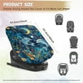 thumbnail image 6 of KUIFORTI Dolphin Car Seat Sun Shade Cover, Reusable Car Seats Heat Protector, Baby Travel Accessories Keeps Your Toddler Baby Seat at a Cool Temperature, 6 of 6
