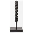 thumbnail image 3 of Mercana Tulane I Small Black Beaded Broken Sphere Decorative Object 68682, 3 of 6