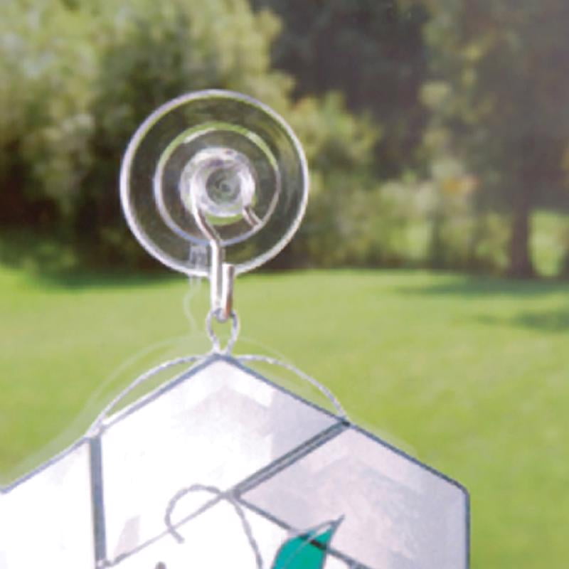 Hillman 5936588 2.5 in. 8 lbs Large Clear Metal & Plastic Hook - Pack of 30
