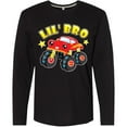 thumbnail image 3 of Inktastic Monster Truck Little Bro Long Sleeve T-Shirt, 3 of 5