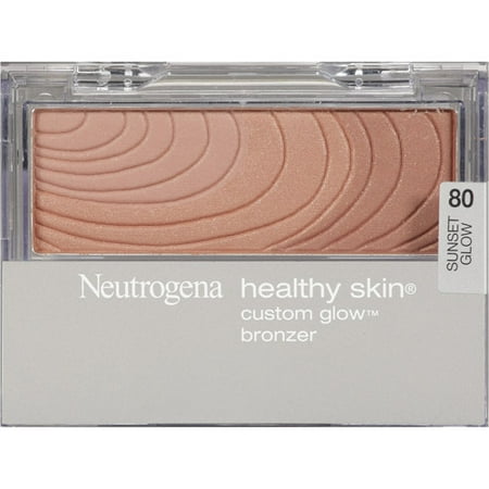 Neutrognea Healthy Skin Custom Glow Bronzer, Sunset Glow 80, 0.31 oz