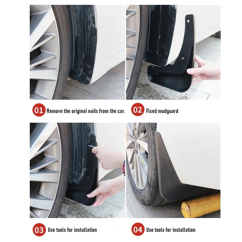 For Toyota RAV4 2020-2025 Car Mudguard Accessories Splash-proof Fender Protect
