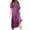 Sky Blue, Wine, Purple, Green, variant on Sentuca Womens 3/4 Sleeve Maxi Dresses Casual Bohemian Tiered Flowy Floral V Neck Sundress Green XXL