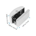 thumbnail image 4 of Alvinma Shower Door Bottom Guide with Roller Slider for Glass Doors 5-14mm Thickness, and Easy to Install, 4 of 5