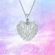 thumbnail image 2 of Collar para mujer, joyería para mujer, joyería para mujer, collar de ángel, colgante de ángel, collar con piedra de nacimiento para mujer, joyería, collar con piedra de nacimiento, 2 of 4