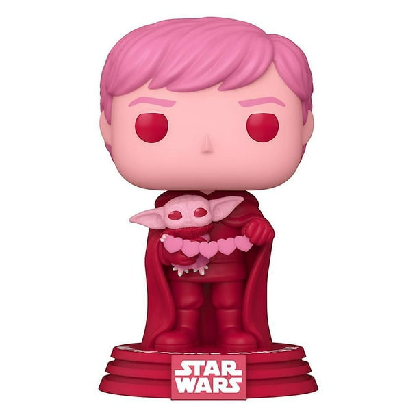 POP de la Saint-Valentin de Star Wars ! Figurine en vinyle Star Wars Luke &  Grogu 9 cm 