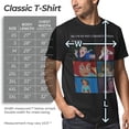 thumbnail image 6 of Men's Disney Princesses Dramatic Person Squares Graphic Tee Black 2X Big Tall, 6 of 6