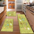 thumbnail image 2 of Kitchen Rugs Sets of 3 Non Slip Washable Kitchen Mats for Floor, Kitchen Runner Rug, Floor Mat Carpet for Entryway, Laundry, Sink, 2 of 12