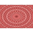 thumbnail image 1 of Ahgly Company Indoor Rectangle Patterned Love Red Area Rugs, 2' x 5', 1 of 6
